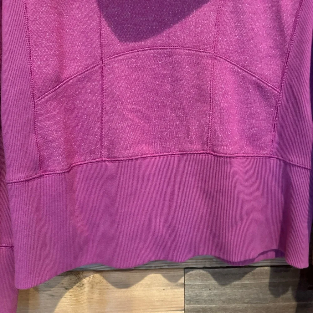 Zella Moon Dust Hooded Zip Front Jacket Hoodie Pink/Purple, L - Picture 8 of 13